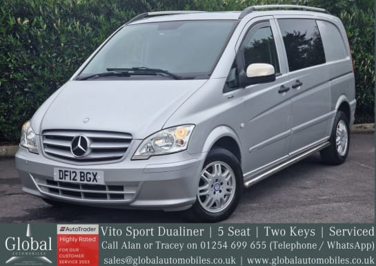 A null MERCEDES-BENZ VITO 2.1 113 CDI DUALINER SPORT BLUEEFFICIENCY 136 BHP EXCELLENT EXAMPLE | SPORT