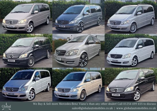 A null MERCEDES-BENZ VIANO 3.0 CDI Ambiente MPV 5dr Diesel Automatic RWD L1 H1 (244 g/km, 204 bhp) 8 S