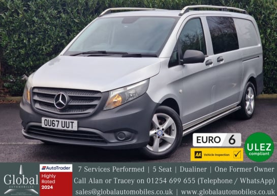 A null MERCEDES-BENZ VITO 2.1 114 CDI BlueTEC Crew Van Double Cab 5dr Diesel Manual RWD L2 Euro 6 (s/