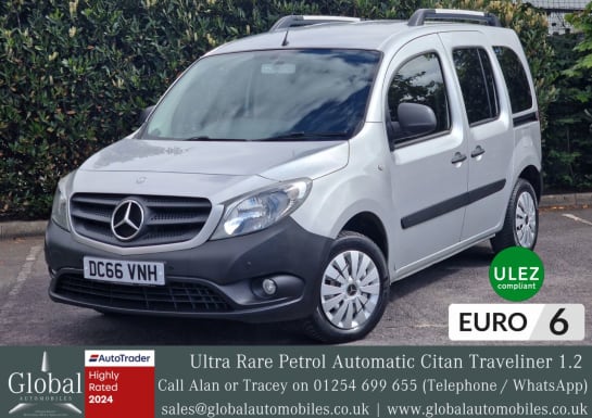 A null MERCEDES-BENZ CITAN 1.2 112 Traveliner 5dr Petrol Manual L2 Euro 5 (s/s) (5 Seat) (114 ps) RARE