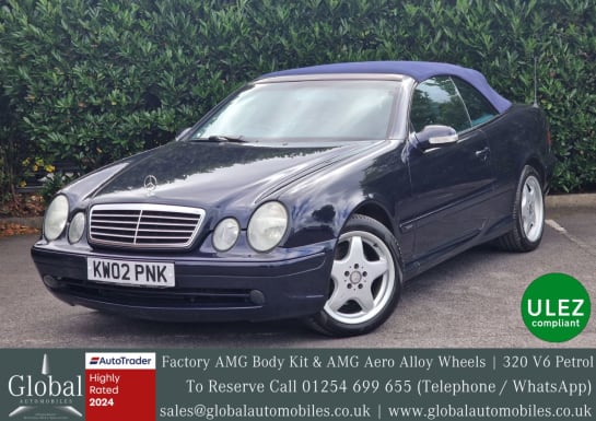 A null MERCEDES-BENZ CLK 3.2 CLK320 Avantgarde Cabriolet 2dr Petrol Automatic (266 g/km, 218 bhp) FA