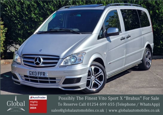 A null MERCEDES-BENZ VITO BRABUS SPORT X 3.0 V6 122 CDI DUALINER 224 BHP RARE BRABUS SPORT X | SUNROO