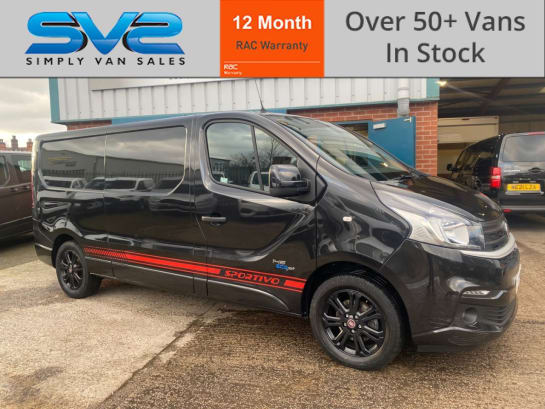 A null FIAT TALENTO L2 LWB SPORTIVO LIKE TRAFIC VIVARO 6SPD 145BHP TOP SPEC LOW 45K *** FREE MA