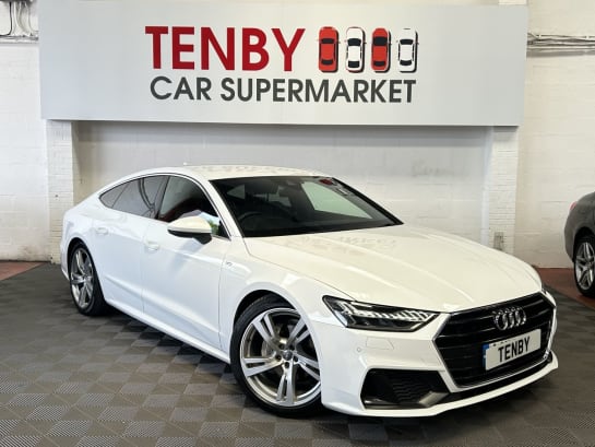 A null AUDI A7 2.0 SPORTBACK TDI S LINE MHEV 5d 202 BHP EXTENDED AMBIENT LIGHT PACK+CARPLA