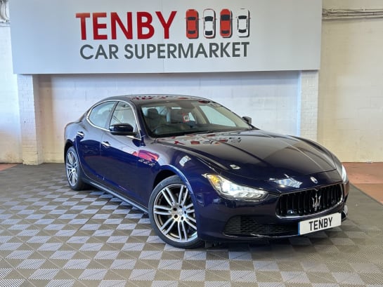 A null MASERATI GHIBLI 3.0D V6 Saloon 4dr Diesel ZF Euro 5 (s/s) (275 ps) SAT NAV+DAB