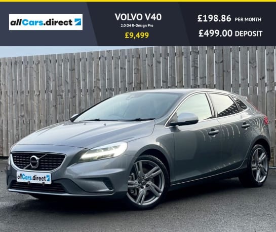 A null VOLVO V40 2.0 D4 R-Design Pro FREE RAOD TAX! HIGH MPG!