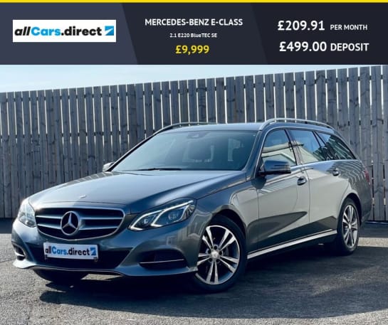 A 2015 MERCEDES E CLASS E220 BLUETEC SE