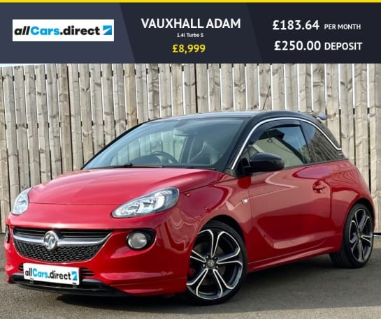 A null VAUXHALL ADAM 1.4i Turbo S HTD RECARO SEATS!