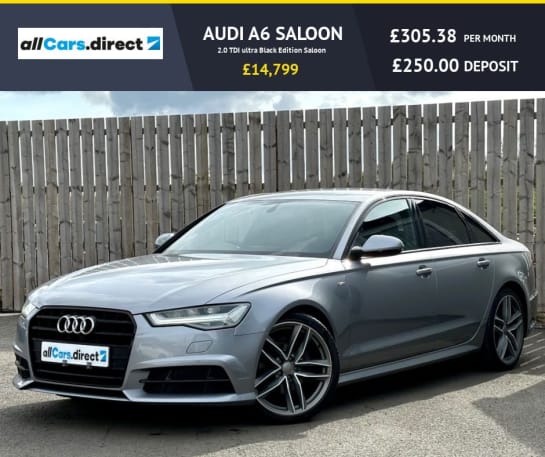 A 2017 AUDI A6 TDI ULTRA S LINE BLACK EDITION