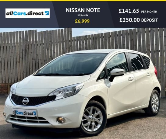 A null NISSAN NOTE 1.2 Acenta FSH! LOW MILEAGE!