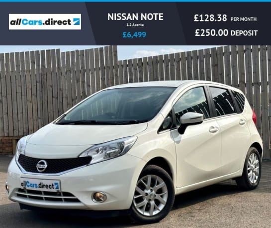 A null NISSAN NOTE 1.2 Acenta FSH! LOW MILEAGE!
