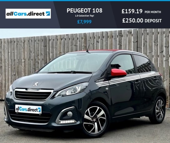 A null PEUGEOT 108 1.0 Collection Top! GREAT VALUE CONV HATCH!