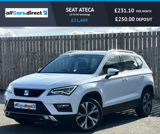 A null SEAT ATECA 1.0 TSI SE Technology ONE OWNER FSH!
