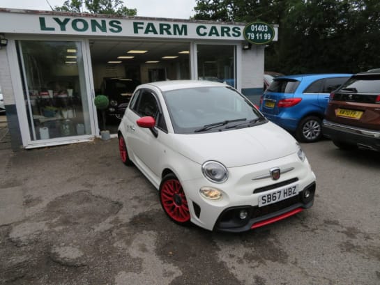 A null ABARTH 595 1.4 595 3d 144 BHP RED 17"ALLOY WHEELS + MIRROR COVERS