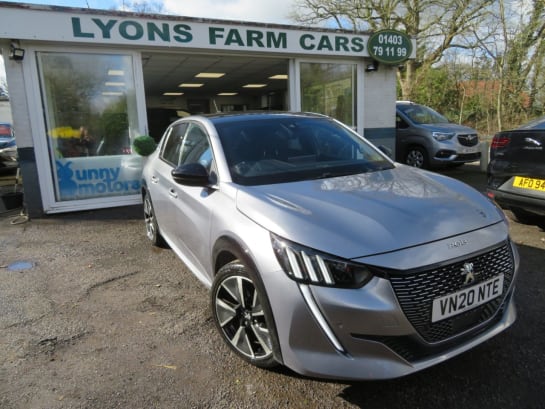 A null PEUGEOT E-208 50 kWh GT LINE 5d 135 BHP ALL ELECTRIC AUTOMATIC PRIVACY GLASS + AMBIENT LI