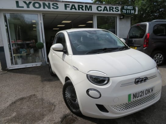 A null FIAT 500E ICON 3d 117 BHP ALL ELECTRIC AUTOMATIC WIRELESS APPLE CARPLAY / ANDROID