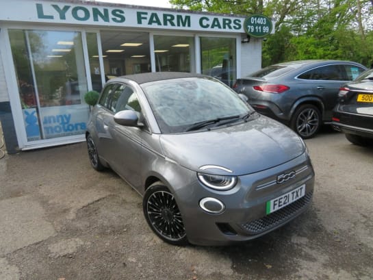A null FIAT 500E C 42kWh La Prima Convertible 2dr Electric Automatic (118 ps) ECO LEATHER + 17