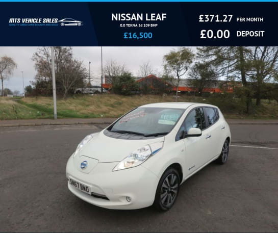 A 2017 NISSAN LEAF TEKNA