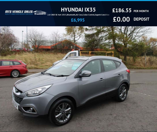 A null HYUNDAI IX35 2.0 CRDi SE 4x4 2015,Bluetooth,Air Con,Cruise Control,Superb Condition