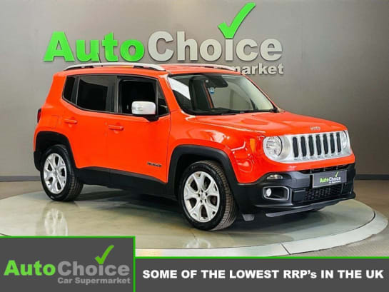 A 2015 JEEP RENEGADE 1.4T MultiAirII Limited SUV 5dr Petrol Manual Euro 6 (s/s) (140 ps) *UPTO 4