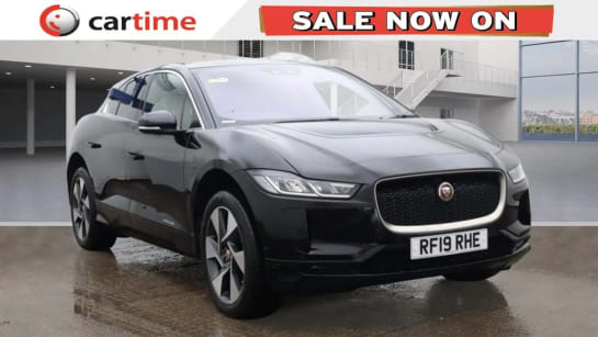 A 2019 JAGUAR I-PACE 0.0 S 5d 395 BHP 10in Touchscreen, Meridian Sound System, Voice Control, Cruise Control, Rear Camera Narvik Black, 18in Alloys