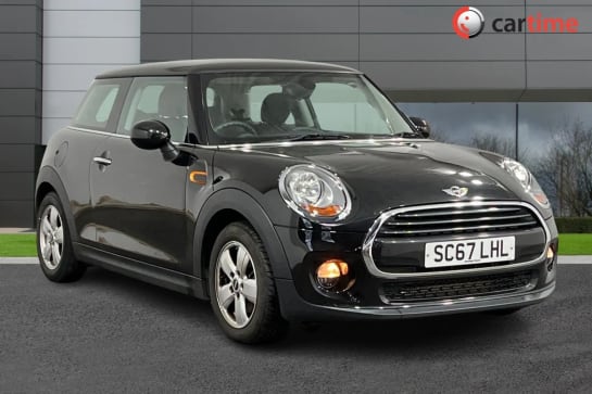 A 2018 MINI HATCH COOPER 1.5 COOPER 3d 134 BHP Air Conditioning, DAB Tuner, USB Audio, Electric Mirrors, Body Coloured Mirrors/Roof Midnight Black, 15-Inch Alloys