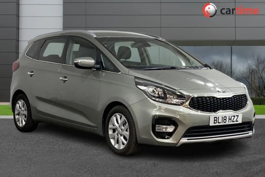 A 2018 KIA CARENS 1.7 CRDI 2 ISG 5d 139 BHP 7in Touchscreen, Apple CarPlay / Android Auto, Reversing Camera, Satellite Navigation, Bluetooth Celestial Silver, 16in Allo