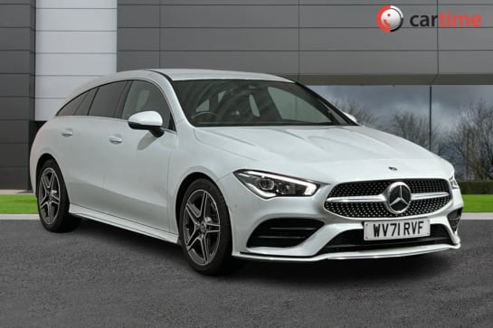 A 2021 MERCEDES-BENZ CLA CLASS 1.3 CLA 200 AMG LINE 5d 161 BHP 10.3in Touchscreen, Apple CarPlay / Android Auto, Rear Camera, Rear Parking Sensors, Bluetooth Polar White, 18-Inch Al
