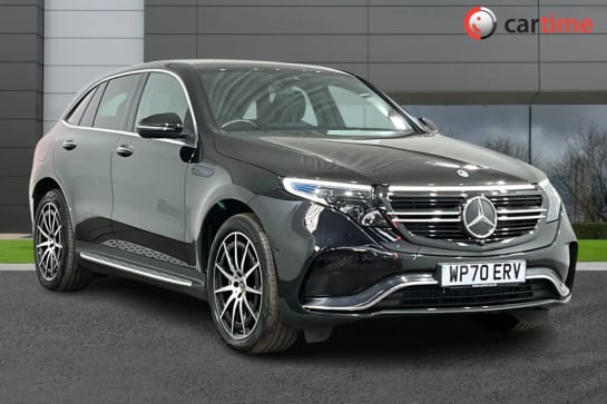 A 2020 MERCEDES-BENZ EQC EQC 400 4MATIC AMG LINE 5d 403 BHP Electric Tailgate, Rear View Camera, Mirror Package, Self Levelling Rear Suspension, MBUX Multimedia Obsidian Black