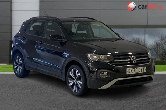 A 2020 VOLKSWAGEN T-CROSS 1.6 SE TDI DSG 5d 94 BHP Tinted Windows, Adaptive Cruise Control, App Connect, Lane Assist, Air Conditioning Deep Black, 17-Inch Alloy Wheels