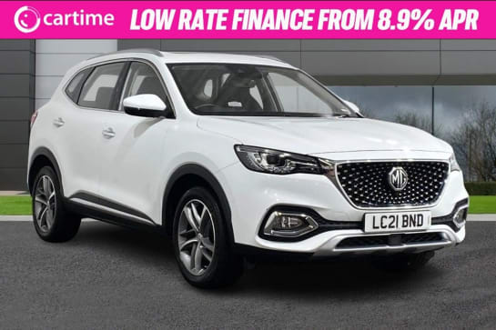 A 2021 MG MG HS 1.5 EXCLUSIVE DCT 5d 160 BHP Rear View Camera, Heated Seats, Powered Tailgate, Blind Spot Monitoring, Android/Apple Arctic White, 18-Inch Alloy Wheels