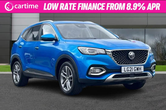 A 2021 MG MG HS 1.5 EXCITE 5d 160 BHP 10-Inch Touchscreen, Rear View Camera, Blind Spot Monitoring, Cruise Control, Android Auto/Apple CarPlay Brixton Blue, 18-Inch A