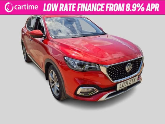 A 2022 MG MG HS 1.5 EXCLUSIVE 5d 255 BHP Blind Spot Detection, Reverse Camera, Heated Seats, Power Tailgate, 10-Inch Touchscreen Dynamic Red, 18-Inch Alloy Wheels