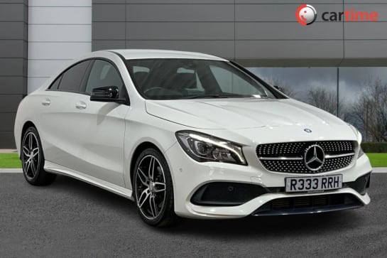 A 2017 MERCEDES-BENZ CLA CLASS 2.1 CLA 220 D 4MATIC AMG LINE 4d 174 BHP Parking Pilot, 7-Inch Media Display, Bluetooth, Privacy Glass, Cruise Control Cirrus White, 18-Inch Alloy Whe