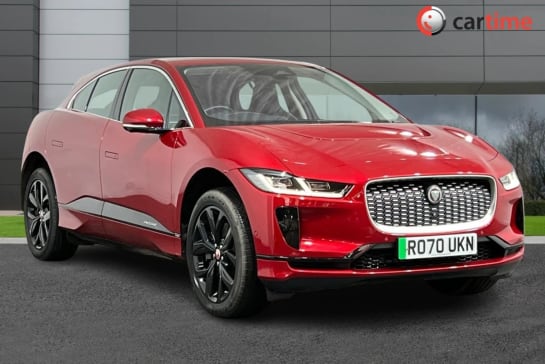 A 2021 JAGUAR I-PACE HSE 5d 395 BHP 360 Surround Camera, Meridian Surround Sound, Head Up Display, Heated Windscreen, Powered Tailgate Firenze Red, 20-Inch Alloy Wheels