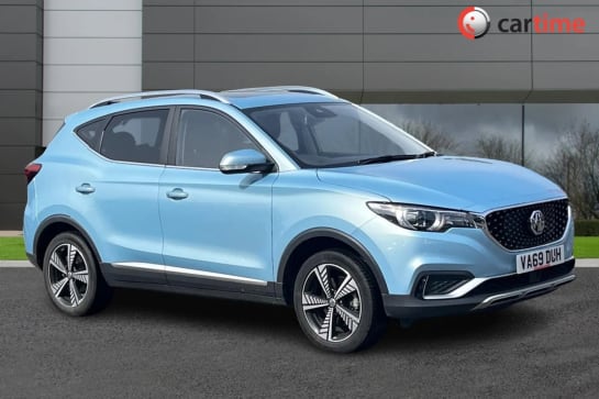 A 2020 MG MG ZS EXCLUSIVE 5d 141 BHP Blind Spot Monitoring, Heated Seats, Rear View Camera, 8-Inch Touchscreen, Adaptive Cruise Control Pimlico Blue, 17-Inch Alloy Wh