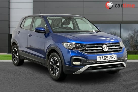 A 2020 VOLKSWAGEN T-CROSS 1.0 S TSI 5d 94 BHP 8In Touchscreen, DAB Radio, Bluetooth, AUX Ports, USB Reef Blue, 16-Inch Alloy Wheels