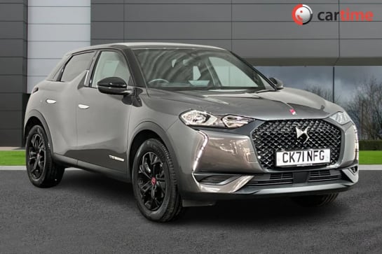 A 2021 DS DS 3 CROSSBACK 1.2 PURETECH PERFORMANCE LINE S/S EAT8 5d AUTO 129 BHP 7in Touchscreen, Apple CarPlay / Android Auto, Rear Parking Sensors, DAB - Digital Radio, Auto