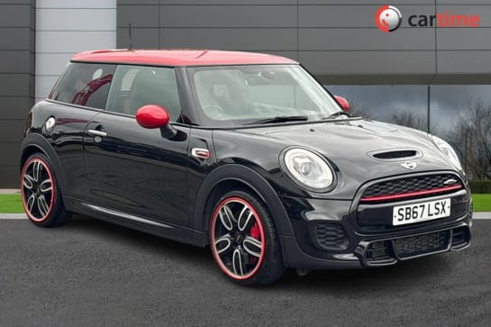 A 2017 MINI HATCH JOHN COOPER WORKS 2.0 JOHN COOPER WORKS 3d 228 BHP Mini Excitement Pack, Red Roof/Mirror Caps, LED Headlights, Mini Driving Modes, Rear Privacy Glass Midnight Black, 18