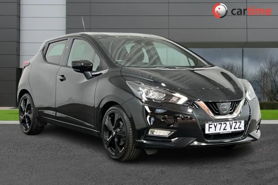 A 2022 NISSAN MICRA 1.0 IG-T N-SPORT 5d 92 BHP Cruise Control, Bluetooth, DAB Radio, 17In Alloy Wheels, USB Connection Enigma Black, 17in Alloys
