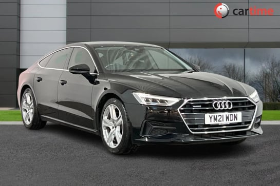 A 2021 AUDI A7 2.0 SPORTBACK TFSI QUATTRO SPORT MHEV 5d 262 BHP Audi Virtual Cockpit, Heated Front Seats, Bluetooth, Power Tailgate, 19In Alloy Wheels Brilliant Blac