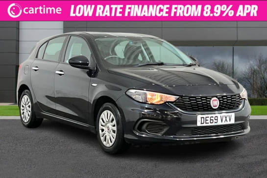 A 2019 FIAT TIPO 1.4 EASY 5d 94 BHP DAB Radio / Bluetooth, Air Conditioning, Electric Front Windows, Remote Central Door Locking, Cruise Control Volcano Black, Cloth S