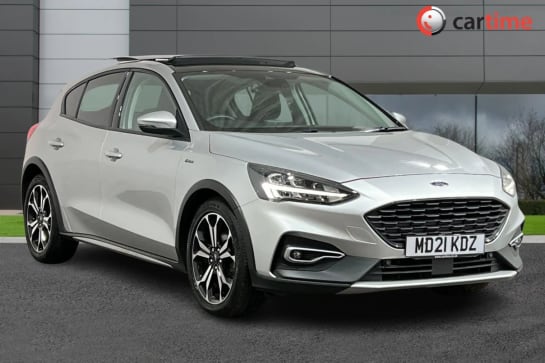 A 2021 FORD FOCUS ACTIVE 1.5 X ECOBLUE 5d 119 BHP Wireless Mobile Charging, Heated Windscreen, Heated Front Seats, Privacy Glass, Satellite Navigation Moondust Silver, 18-Inch