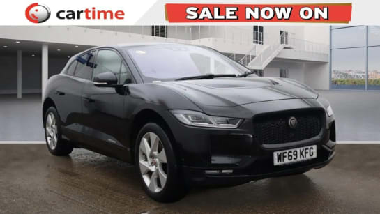 A 2020 JAGUAR I-PACE SE 5d 395 BHP 10in Touchscreen, Apple CarPlay / Android Auto, Rear Camera, Meridian Sound System, Voice Control Narvik Black, 20in Alloys
