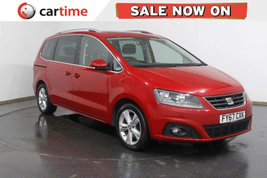 A 2017 SEAT ALHAMBRA 2.0 TDI XCELLENCE 5d 148 BHP Satellite Navigation System, Front / Rear Sensors, Heated Leather, DAB / Bluetooth / USB / CD, 17in Alloy Wheels Cruise,