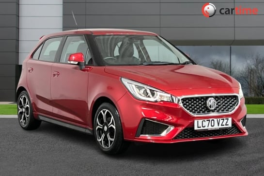 A 2020 MG 3 1.5 EXCLUSIVE NAV VTI-TECH 5d 106 BHP Satellite Navigation, Bluetooth, DAB Radio, Half Leather Seats, Rear Park Sensors Ruby Red , 16in Alloys