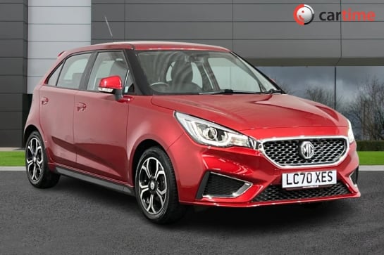 A 2020 MG 3 1.5 EXCLUSIVE NAV VTI-TECH 5d 106 BHP Satellite Navigation, Bluetooth, DAB Radio, Half Leather Seats, Rear Park Sensors Ruby Red , 16in Alloys