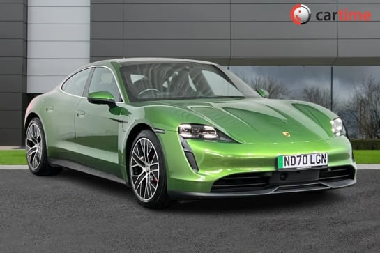 A 2020 PORSCHE TAYCAN 4S (93KWH) 4d 563 BHP Â£14,000 Upgraded Extras, BOSE Surround Sound System, Adaptive Cruise Control, Panoramic Glass Roof, 20in Alloys Mamba Green, 20i