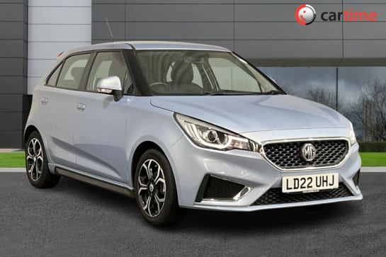 A 2022 MG 3 1.5 EXCLUSIVE NAV VTI-TECH 5d 105 BHP Satellite Navigation, Bluetooth, DAB Radio, Half Leather Seats, Rear Park Sensors Southwark Silver, 16in Alloys