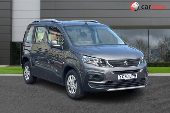 A 2020 PEUGEOT RIFTER 1.5 BLUEHDI S/S ALLURE 5d 101 BHP 8in Touchscreen, DAB / Bluetooth, Rear Park Sensors, Air Conditioning, 16in Alloys Cumulus Grey, Cloth Seats